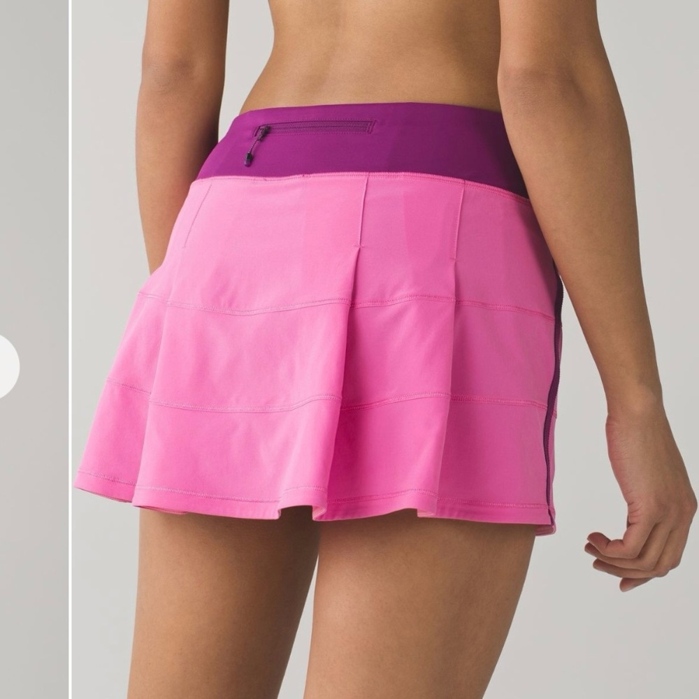Lululemon Tennis Skirt Women 10 Tall Pace Rival Stretch Pleated Skort 90s Y2K